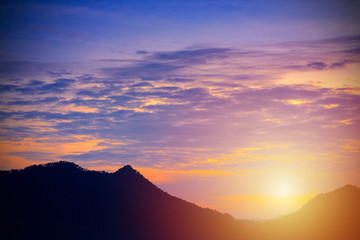 Sunrise at Phu Thok (Thailand)