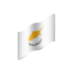Cyprus flag, vector illustration