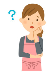 疑問を感じる女性