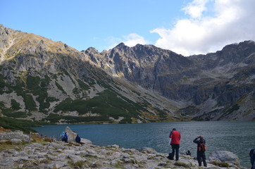 Tatras Mountains, view of the Orla Perc and Black Pond