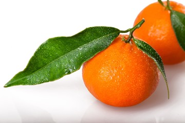 Ripe fresh oranges