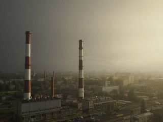 Obraz premium City fog