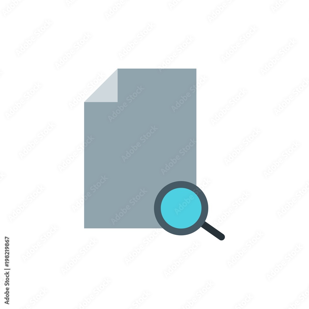 Poster search file flat vector icon. modern simple isolated sign. pixel perfect vector illustration for log
