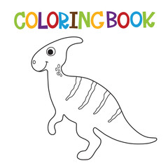 Cute Dino coloring book