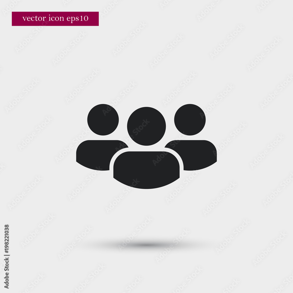 Poster teamwork icon. simple hr element illustration. office symbol design from business collection. can be