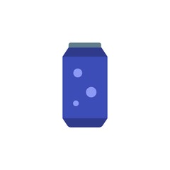 soda can, drink can flat vector icon. Modern simple isolated sign. Pixel perfect vector  illustration for logo, website, mobile app and other designs