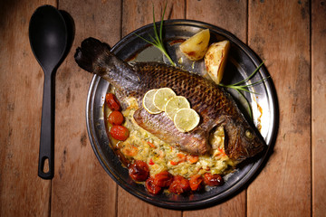 Roasted Stuffed Fish