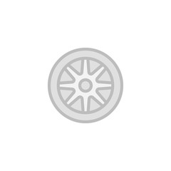 car wheel vector icon