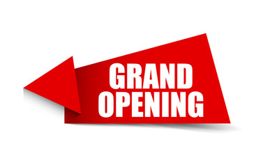banner grand opening