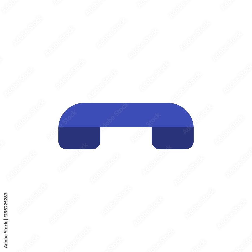 Poster end phone call flat vector icon. modern simple isolated sign. pixel perfect vector illustration for 