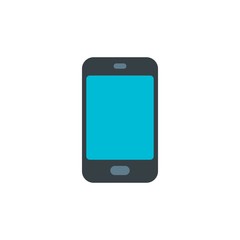 mobile phone, smartphone flat vector icon. Modern simple isolated sign. Pixel perfect vector  illustration for logo, website, mobile app and other designs