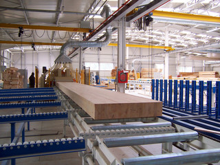 Machine sander for wood beam