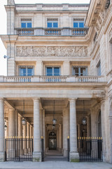 Fototapeta na wymiar Paris, the Palais Royal, beautiful public monument in the capital 
