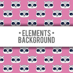 Elements background design