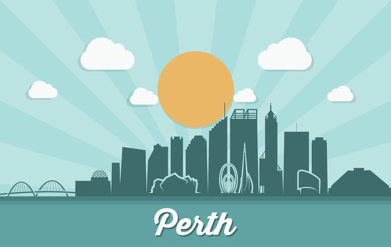 Perth skyline - Australia