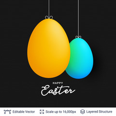 Easter background template.