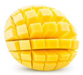 Ripe mango isolated