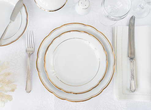 Elegance table setting