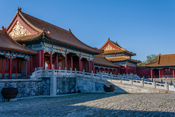 Inside the forbidden city Beijing China