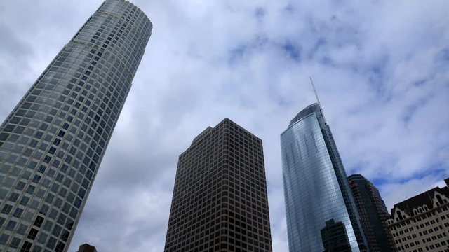 Tallest buildings in Los Angeles - time lapse
