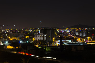 Fototapeta na wymiar istanbul'da bir gece vakti
