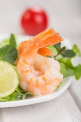 Healthy fish Shrimp Salad