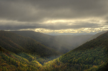 Rain in the valley