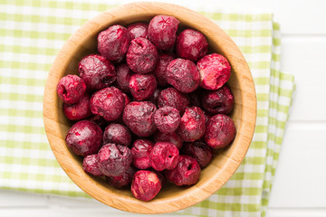 Freeze dried cherries.