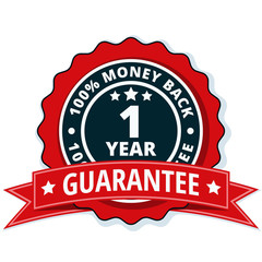 One year money back guarantee