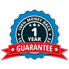 One year money back guarantee