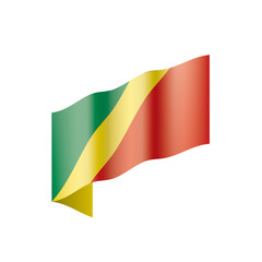 Congo flag, vector illustration