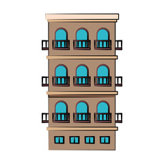 City urban building vector illustration graphic design