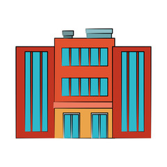 City urban building vector illustration graphic design