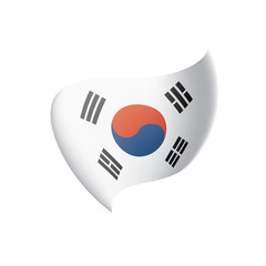 South Korean flag, vector illustration