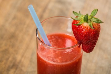 Strawberry Smoothie with fruit