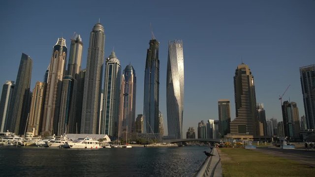 Dubai Marina's skyscrapers