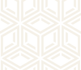 Fototapeta premium Vector seamless subtle pattern. Modern stylish abstract texture. Repeating geometric tiles