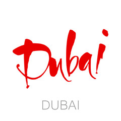 dubai lettering template