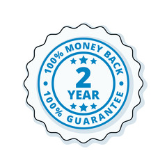 2 year money back guarantee