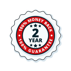 2 year money back guarantee