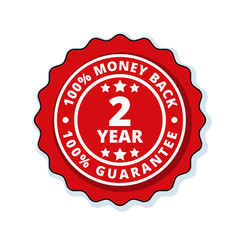 2 year money back guarantee