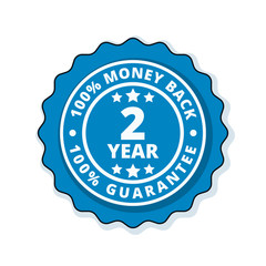 2 year money back guarantee