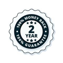 2 year money back guarantee