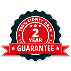 2 year money back guarantee