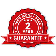 2 year money back guarantee