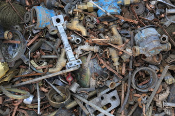 Metal trash for scrap