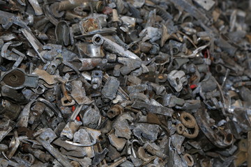 Metal trash for scrap