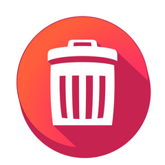 ikona z długim cieniem na tle okręgu