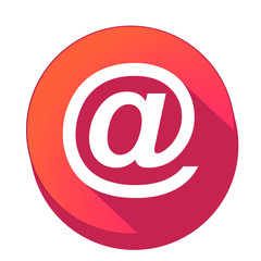 ikona z długim cieniem na tle okręgu © vempireart