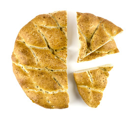 Ramadan Pita. Traditional Turkish bread for holy month Ramadan.